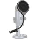 Yeti ナノマイクポップフィルター - YOUSHARESによる音質を向上させるブルーイエティナノマイク用柔軟な360°グースネッククリップ付き4インチ3層ウィンドスクリーン