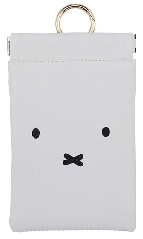 HEMING'S ヘミングス ゴミ箱ポーチ 携帯ゴミ箱 POY ポーイ Dick Bruna miffy FACE WHITE カラビナ&amp;..