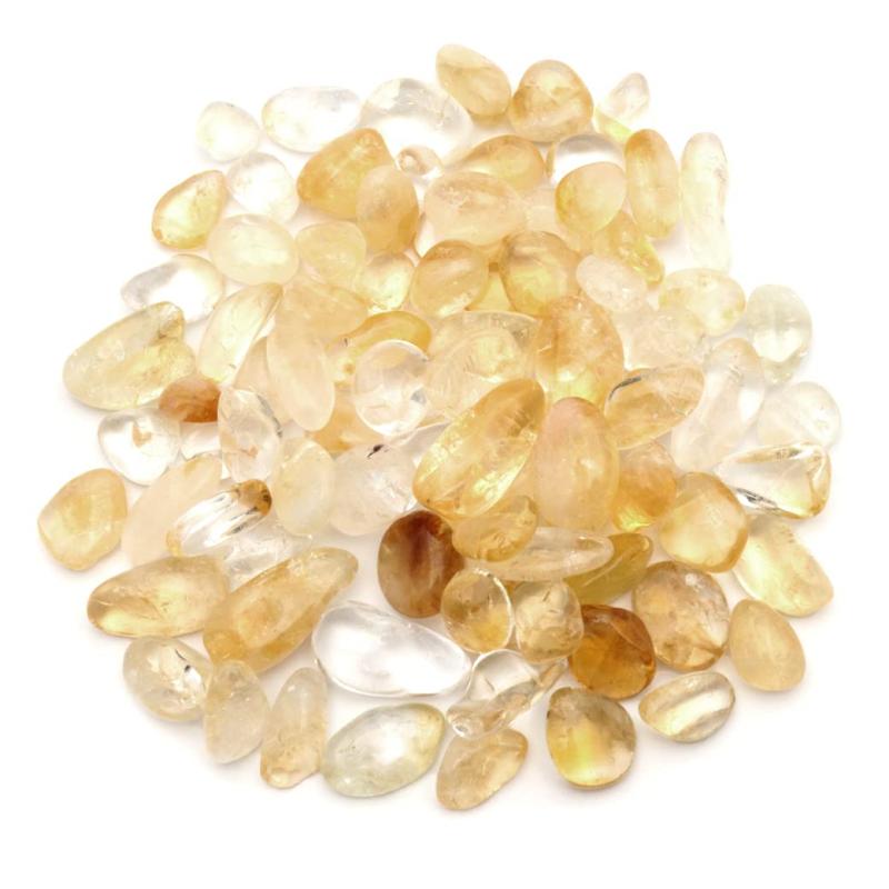シトリン 黄水晶 さざれ石 100g 天然石 パワーストーン 浄化グッズ ネイル...