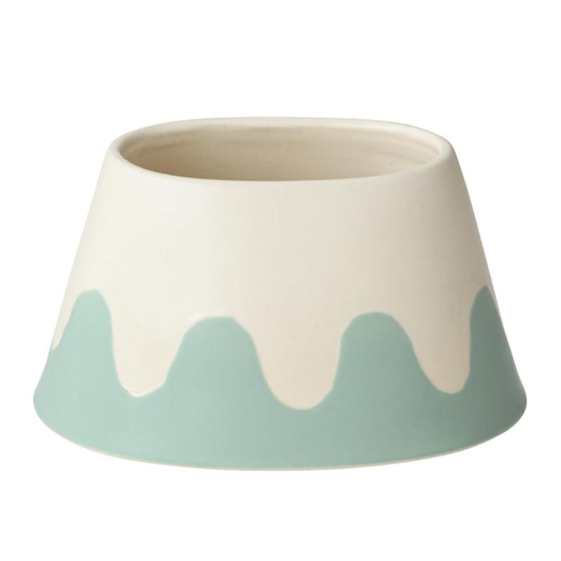 ヘッズ フラワーポット 13×7.5×11cm ブルー 4個 迎春 ハンドメイド 富士山 HEADS GS-FPO4