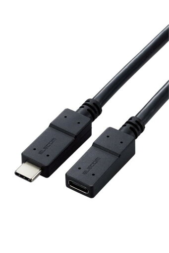 エレコム usb c ケーブル 延長 Type C & Type C 5Gbps 充電器延長 USB Power Delivery対応 ブラック 0.5m USB3-ECC05BK エレコム usb c ケーブル 延長 Type C & Type C 5Gbps 充電器延長 USB Power Delivery対応 ブラック 0.5m USB3-ECC05BK
