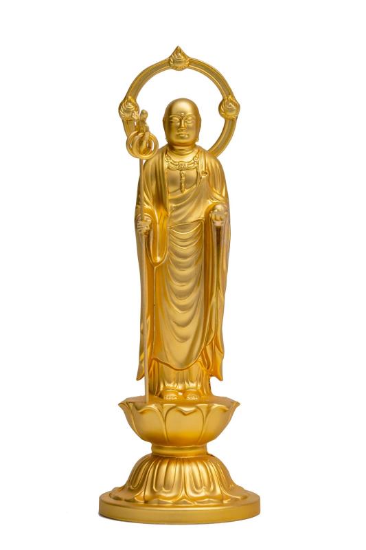 仏像 地蔵菩薩（純金メッキ）