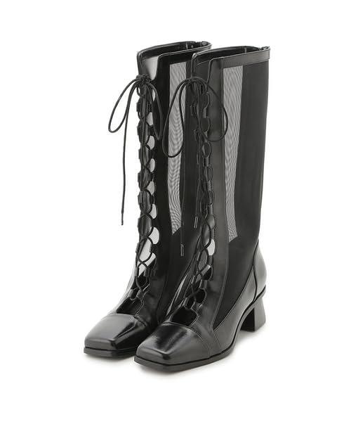 [ファーファー] レースアップメッシュブーツ RWGS251522 レディース