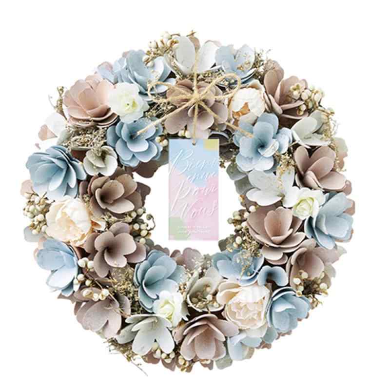 ケーイーアイ(Kei) ナチュラルリース L シフォンピンクブルー 5376-A