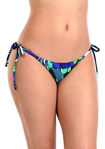 [サナス] 水着 タイ ループ ブラジリアン バックシャーリング ビキニ ボトム (S, (02) グリーン)