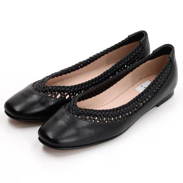 [ランバン オン ブルー] パンプス メッシュトップラインカッターパンプス2853 レディース 2853 ブラック 24.5 cm