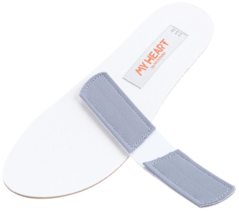 [マイハート]MY HEART 安全靴 介護シューズ(片足販売) マイハート3 GRAY (グレー/23)
