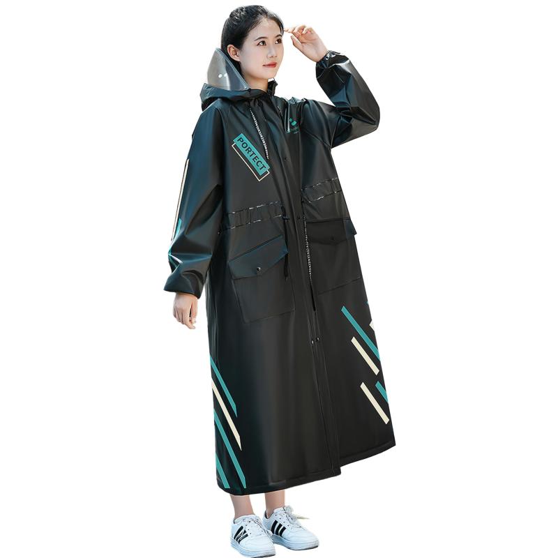 [MASTORE] レインコート 自転車【2025新設計 2重防水・赤青ストライプ付き】 男女兼用 雨合羽 カッパ自転車 レインポンチョ 軽量 快適 撥水 防風 通勤 通学