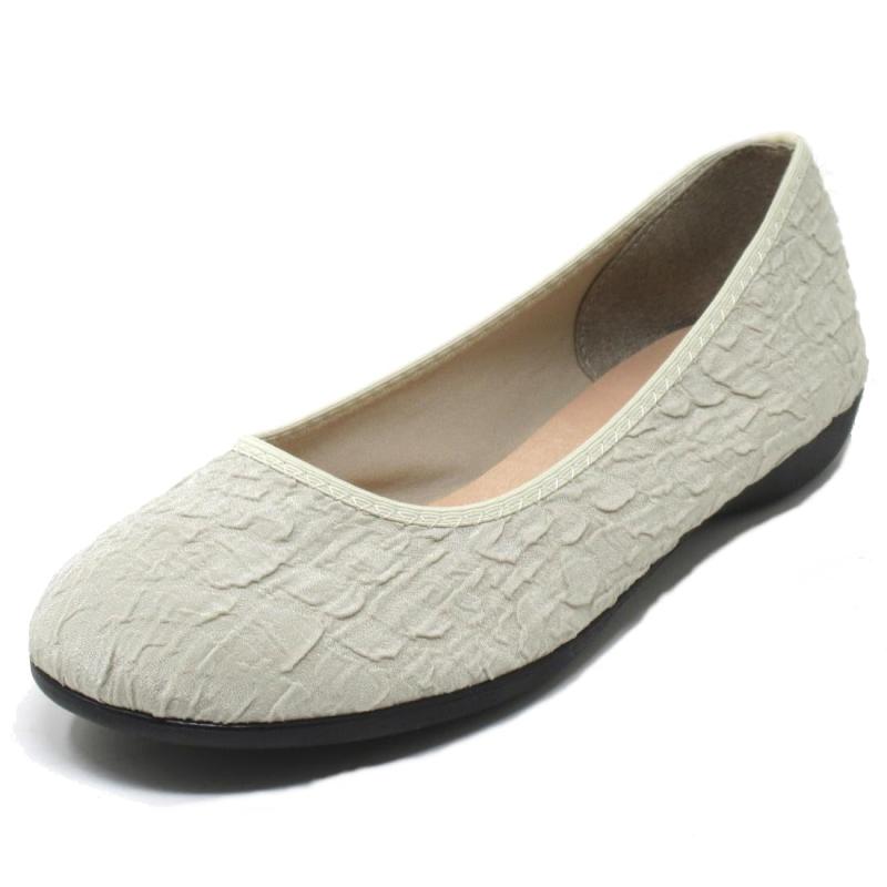 kando (カンド) 大きいサイズ 25.5cm 26cm 対応 幅広 甲高 3e レディース ストレッチ カジュアル パンプス 07455SN