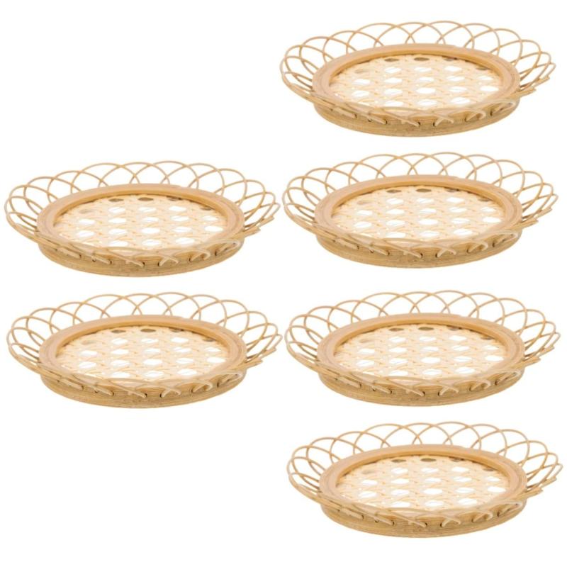 NUOLUX コースター 竹編み 6枚セット �