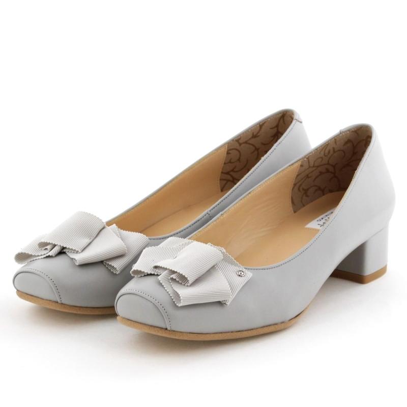 卑弥呼(ヒミコ) レディース ボリュームリボンパンプス/643108パンプス