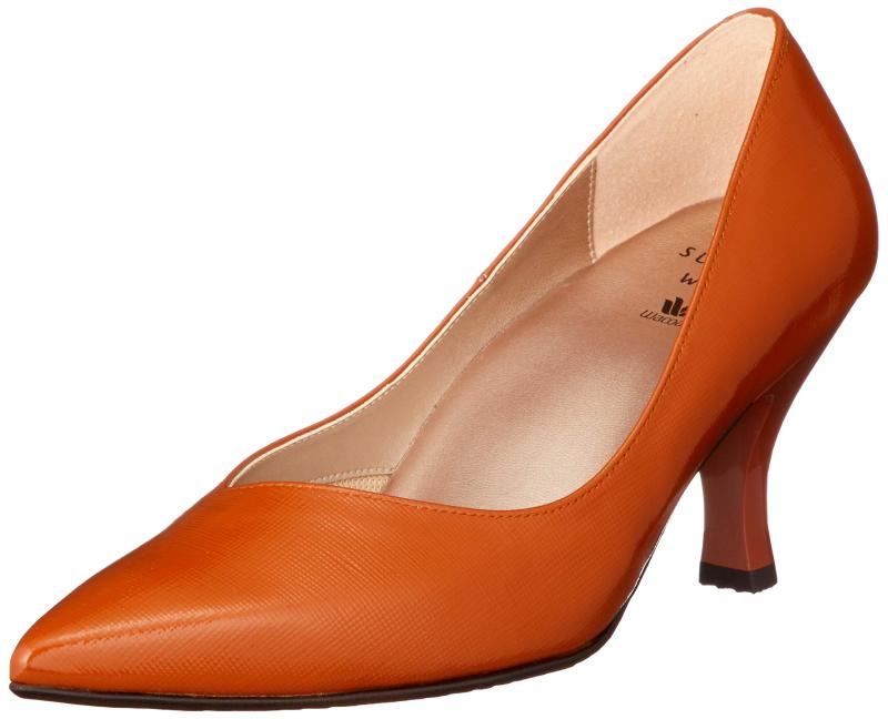 [サクセスウォーク] パンプス ポインテッドトゥ ヒール 7cm E 牛革 WIN101 レディース