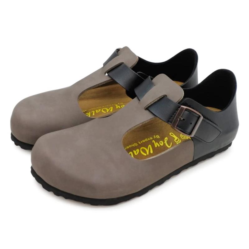 [Joy Walker] [ジョイウォーカー] Tストラップシューズ シューズ レディース カジュアル ナチュラル フラットシューズ マジックテープ コンフォート 136P