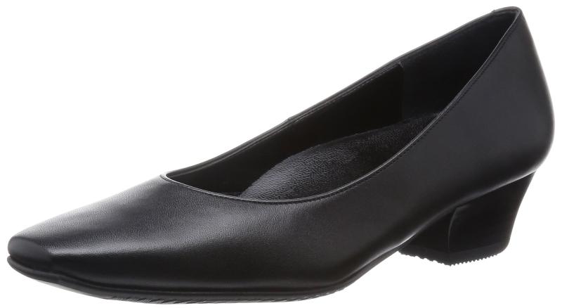 SUCCESS WALK(サクセスウォーク) レディース スクエアトゥ ヒール 3.5cm C~3E 牛革 WFN300ワコール パンプス