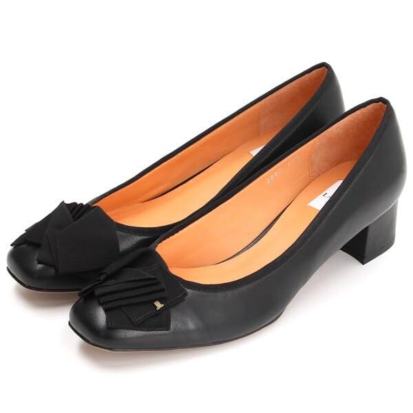 [ランバン オン ブルー] パンプス スクエアトゥたたみリボンパンプス2847 レディース 2847