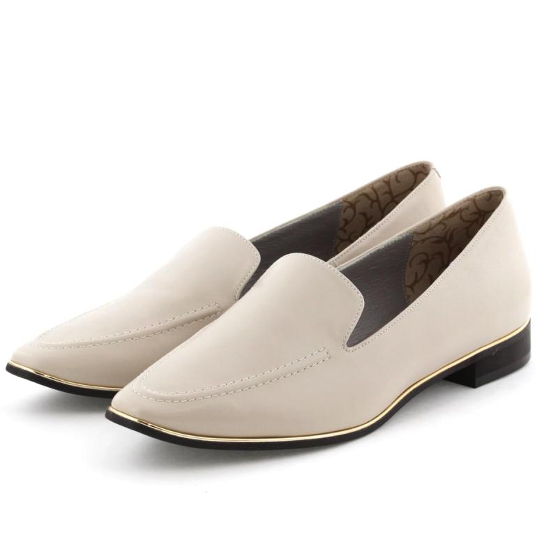 [ヒミコ] パンプス HIMIKO/ヒミコ/メタルラインモカステッチフラットパンプス/631313 レディース 631313