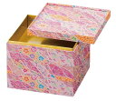 J-kitchens 御節重箱 日本製 3段 8.5寸 Vカット 紙 新幸せ結び 25.1cm x 25.1cm x 11.9cm