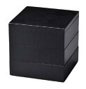 J-kitchens お重箱 5.5寸重箱 マットブラック (1本) 16.5cm 日本製