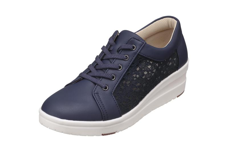 [パンジー] PS1002 スニーカー レディース 3E ゴム紐 レース(3.0)