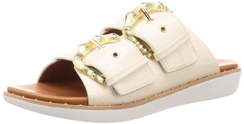 [フィットフロップ] サンダル KAIA CROC PRINT SLIDES レディース