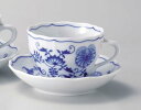 BOHEMIA BLUE ONION(ボヘミアブルーオニオン) カップ&ソーサー1客 CBO12