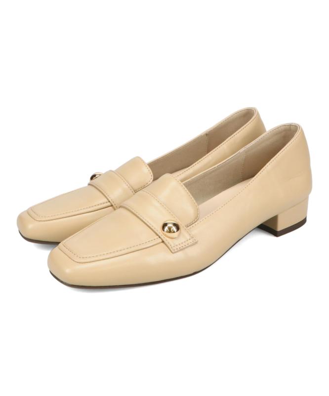 ORiental TRaffic(オリエンタルトラフィック) レディース ローファー ゴールドパーツ クッション入り 疲れにくい オフィスカジュアル お仕事 きれいめ パンプス 52311パンプス