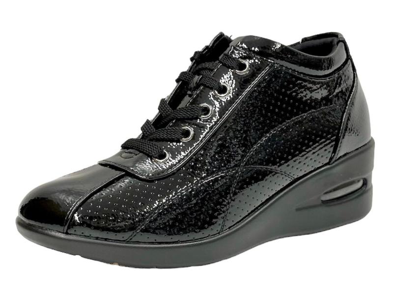 [レアルタ] レディース 厚底 コンフォートシューズ カジュアル 3E幅広 エアクッション