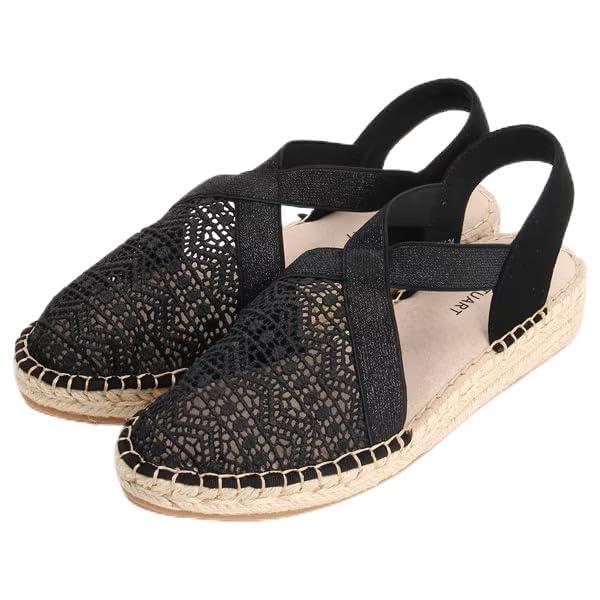 [ジルスチュアート シュー] パンプス レースエスパドリーユサンダル6614 レディース