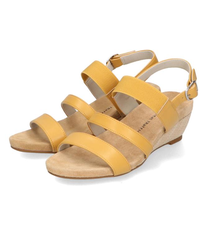 [オリエンタルトラフィック] サンダル ラウンドトゥ ウェッジソール 大きいサイズ 小さいサイズ 歩きやすい ストラップ レディース 42205