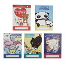 おくすり手帳 【5冊セット】 リラックマ/たれぱんだ/ゆるぐらし/靴下にゃんこ/アリス 105✕148mm 36ページ(A6サイズ) お薬手帳