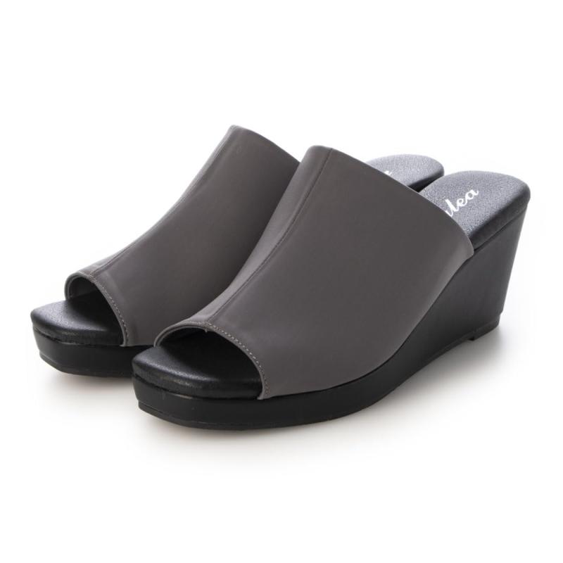 [DMTR]軽量 外反母趾対応 厚底 ウェッジソール ストレッチ ミュール サンダル レディース dm2133-L29