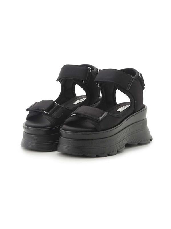 フリルスニーカーソールサンダル Shoes in Closet（シュークロ） サンダル 厚底 バルキー スニーカー