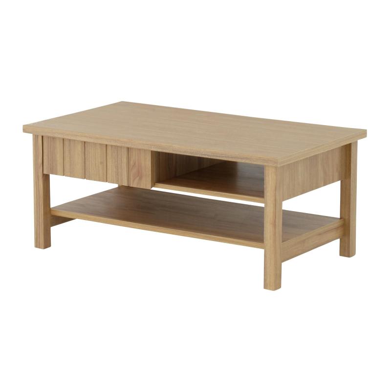 佐藤産業 KILIGS ローテーブル 幅90cm 奥行50cm 高さ38cm 引出し付き