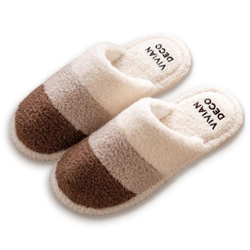[VIVIAN DECO] スリッパ 室内 冬 レディース 暖かい かわいい 洗える 来客用 冬用 トイレ ルームシューズ おしゃれ すりっぱ パイル タオル 生地 北欧（日本国内検品）