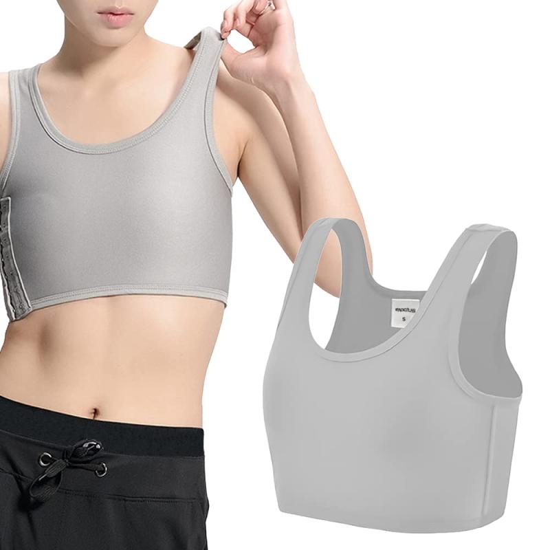 [sapolus] ナベシャツ 胸つぶし タンクトップ インナー 胸を小さく見せる 胸揺れ 防止 男装 スポブラ トラシャツ