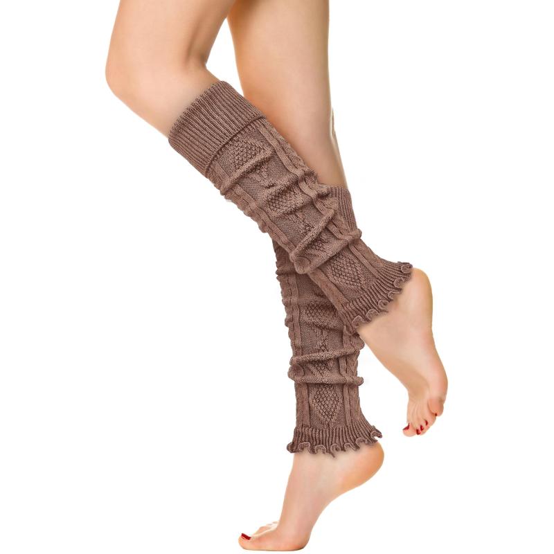 [OFFTESTY] 1足レディースニットロングソックスカバー暖かい日本かわいいブーツソックス冬足首パイルソックス ファッション暖かいフリースツイストアンクルソックス