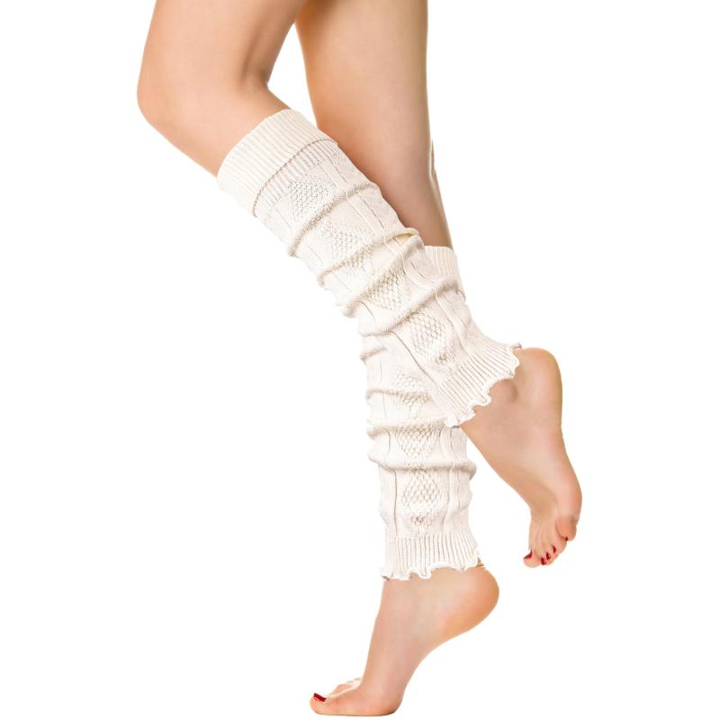 [OFFTESTY] 1足レディースニットロングソックスカバー暖かい日本かわいいブーツソックス冬足首パイルソックス ファッション暖かいフリースツイストアンクルソックス