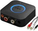 1Mii Bluetooth レシーバー オーディオ ブルートゥース 受信機 AAC/APTX LL/APTX HD 3D ステレオ 対応 小型 ワイヤレス 伝送距離遠い 低延遅 再生 RCA AUX 3.5mmステレオミニプラグ接続 ステレオシステム
