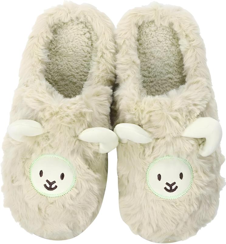 [matakoko315] スリッパ 室内 可愛い ひつじ 羊 暖かい 来客用 冬 自宅用 動物 かわいい 通年 オールシ..