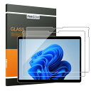 【2枚入り】Megoo Microsoft Surface Pro 11/ Surface Pro 9/ Surface Pro 10 13インチ専用強化ガラスフィルム 精度カットアウト 9H強化ガラス 保護フィルム 油汚れを防ぎ 指紋を防ぎ 貼りやすい
