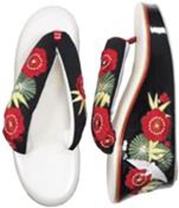 [アンドウ] 草履 鶴と松竹梅 和装 履