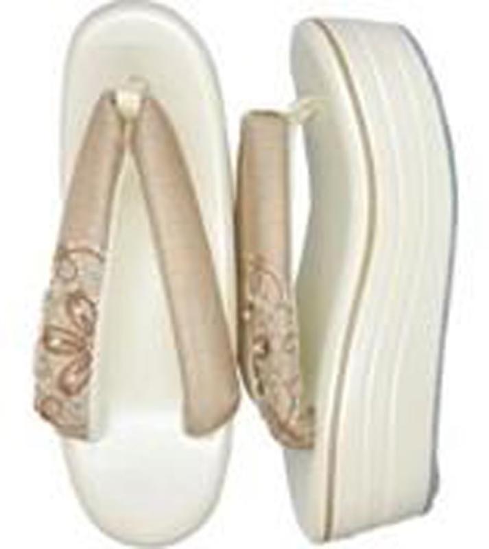 [アンドウ] 草履 花紋 和装 履物 結�