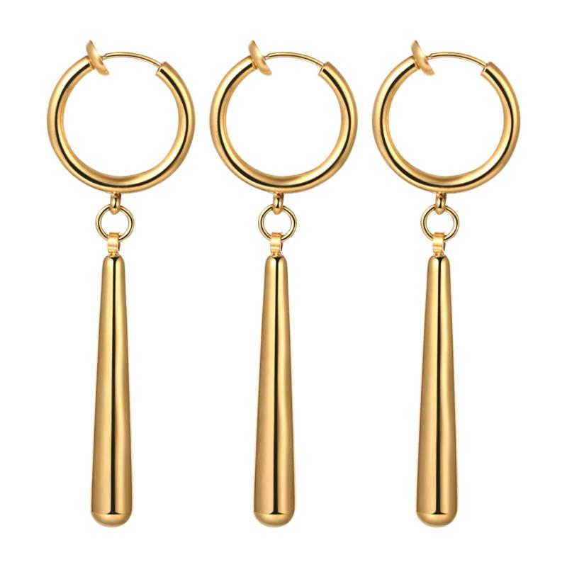 イヤーカフ アニメ フェイクピアス ステンレス 3点セット: 穴不要 ピアス シンプル おしゃれ メンズ レディース ファッション アクセサリー - ロロノア・ゾロ コスプレ最適