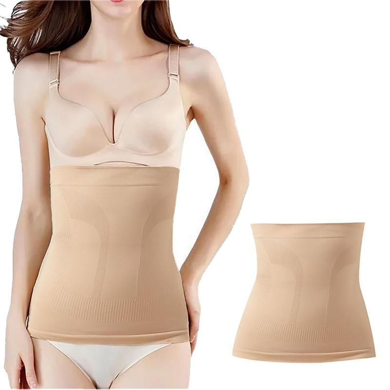 [Coollooda] 女性用 ウエストニッパー 1枚 シェイプアップ コルセット 通気性 伸縮性 産後矯正 ヨガ エクササイズ用 腹巻きベルト どんな体型にもフィット 肌色