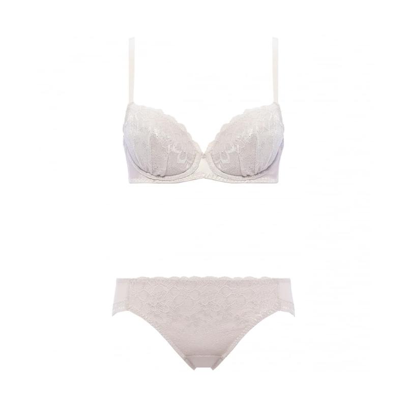 [アモスタイル] AMOSTYLE 夢みるブラ ライト ブラ＆ショーツセット ドリームデイリリー 00VN(バニラアイス) F75Lサイズ