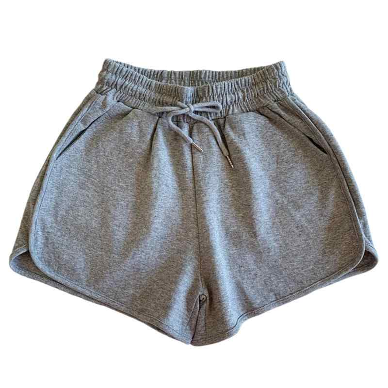 ショートパンツ レディース ポケット付き 半ズボン ウェストゴム ハイウエスト 短パン 無地 ゆったり カジュアル 柔らかい 吸汗速乾 涼しい パンツ スポーツ ランニング ヨガ フィットネス