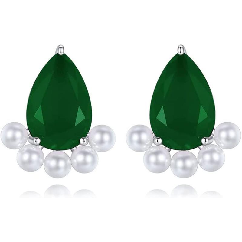 Michooyelティアドロップ 揺れるピアス クリスタル ピアス レディース 人気 金属アレルギー対応 ドロップ ピアス しずく ブルー 水晶 可愛い エレガント 女性 アクセサリー 誕生日 クリスマス