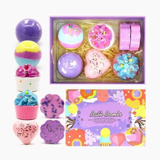 Furuix バスボール 入浴剤 お風呂用 バスボム 可愛い 香り爆弾 お菓子模様 手作り BOX付 Furuix バスボール 入浴剤 お風呂用 バスボム 可愛い 香り爆弾 お菓子模様 手作り BOX付