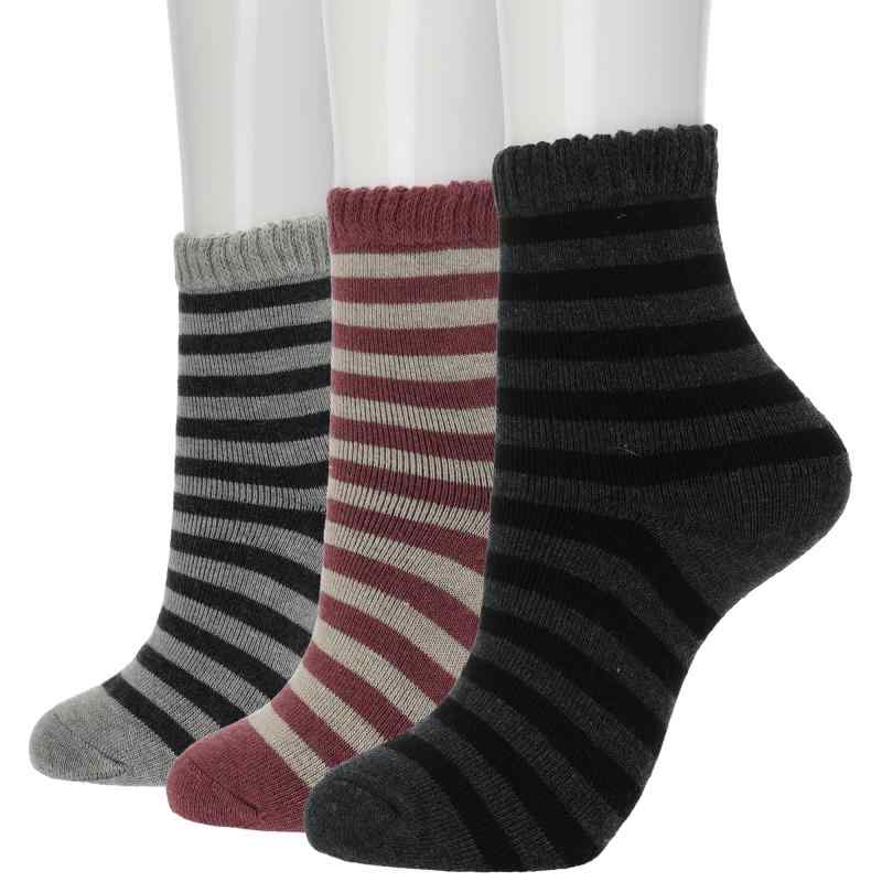 [アッタカママ] パイルソックス プレミアムウール混ソックス レディース