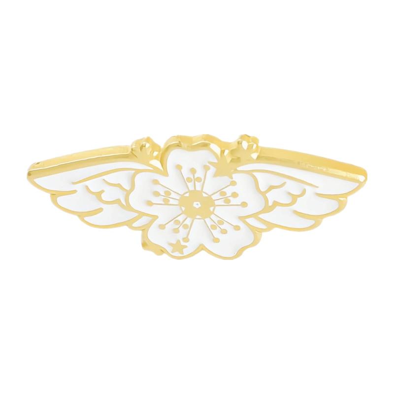 Miao Miao Mind桜の花組み合わせ 5個入り ブローチ 合金 金属ブローチバッジ ブローチ 服の飾り付け ブローチピン 繰り返し 使いやすい 胸のバッジ 記章 学生 閨の友 カップル 友達 結婚式 ギフ